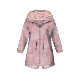 DĚTSKÁ BUNDA PARKA (ARIEL) - KAMUFLÁŽ vz. 2 / růžově křemenný - softshell