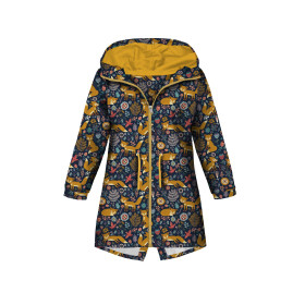 DĚTSKÁ BUNDA PARKA (ARIEL) - LIŠKY V LESE - softshell