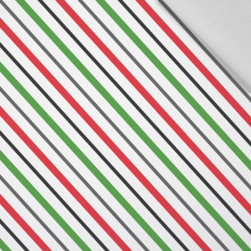 ŠIKMÉ BAREVNÉ PRUHY - bavlněná tkanina