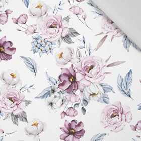 AKVARELOVÁ KYTICE vz. 2 - bavlněná tkanina