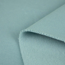 D-46 DUCK EGG BLUE - silná teplákovina počesaná D300