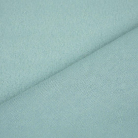 D-46 DUCK EGG BLUE - silná teplákovina počesaná D300