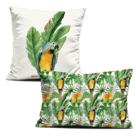 OZDOBNÉ POLŠTÁŘE - PAPOUŠKA ARA (JUNGLE)