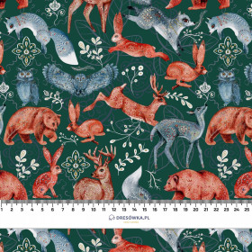 FOLK ZVÍŘATA vz. 1 / lahvově zelený (FOLK LES)