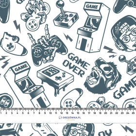 GAME OVER (retro) - Hydrofobní česaná teplákovina