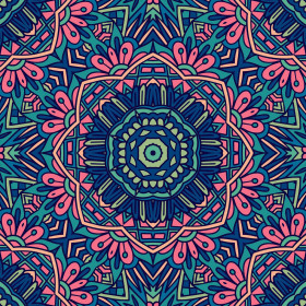 BAREVNÁ MANDALA vz. 4