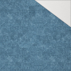 ACID WASH / ATLANTIC BLUE - Hydrofobní česaná teplákovina