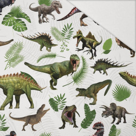 DINO ROSTLINY - Hydrofobní česaná teplákovina