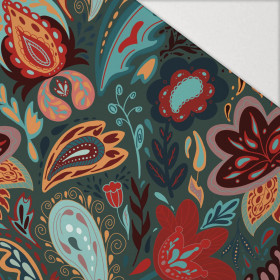 MOTÝLCI / barevná - Hydrofobní česaná teplákovina