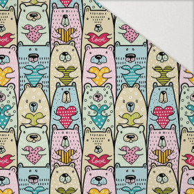 MISIE Z SERCAMI - Hydrofobní česaná teplákovina