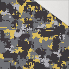 MORO PIXELY - Hydrofobní česaná teplákovina