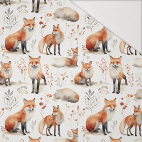 PASTEL FOX VZ. 2 - Hydrofobní česaná teplákovina