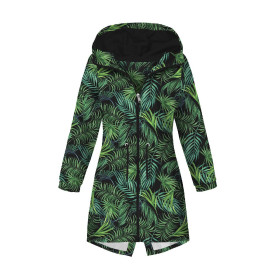 DÁMSKÁ BUNDA PARKA (ANNA) - PALMOVÉ LISTY vz. 4 / černý - softshell