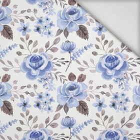 BLUE FLOWERS - lycra 300g