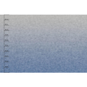 OMBRE / ACID WASH - modrý (šedý) - PANORAMICKÝ PANEL (110cm x 165cm)