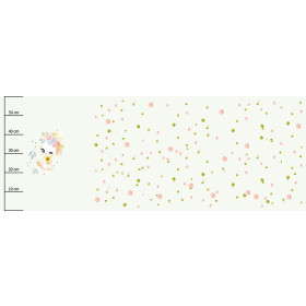 ZAJÍČEK VZ. 2 (SLADCÍ ZAJÍČCI) - panel (60cm x 155cm) teplákovina