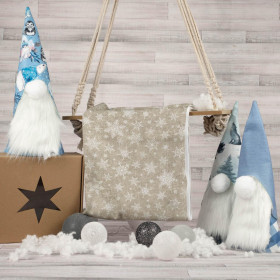 SNĚHOVÉ VLOČKY VZ.2 / ACID WASH BÉŽOVÝ - Organická Teplákovina