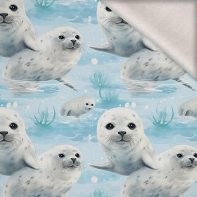 ARCTIC SEAL - teplákovina počesaná s elastanem ITY