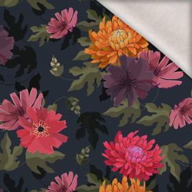 FLORAL AUTUMN VZ. 3 - teplákovina počesaná s elastanem ITY