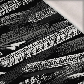 TIRE MARKS VZ. 4 - teplákovina počesaná s elastanem ITY