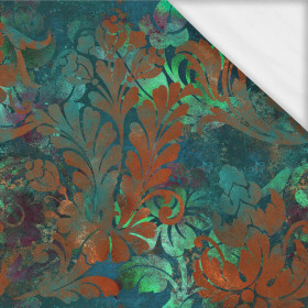 FLORAL Vz. 4- single jersey s elastanem ITY