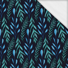 MODRY LISTY vz. 3 / černá - single jersey s elastanem ITY