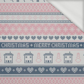 MERRY CHRISTMAS VZ. 2 (NORSKÉ VZORY) - Organická Teplákovina