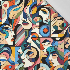 FACES PAT. 2 - tkanina bawełniana