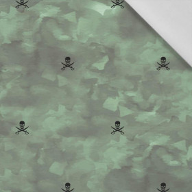 PIRÁTI (minimal) / KAMUFLÁŽ vz. 2 (olive) - tkanina bavlněná