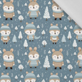 WATERCOLOR WINTER VZ. 6 - tkanina bawełniana