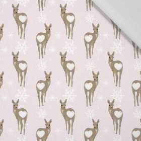 ZIMNÍ SRNKY Vz. 2 (WINTER) - tkanina bawełniana