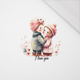CUTE COUPLE - panel (60cm x 50cm) SINGLE JERSEY