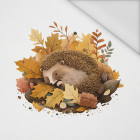 SLEEPING HEDGEHOG - Panel (75cm x 80cm) Voděodolná tkanina Oxford