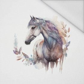 WATERCOLOR HORSE - Panel (75cm x 80cm) Voděodolná tkanina Oxford