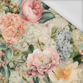 VINTAGE FLOWERS VZ. 14 - Viskózová tkanina
