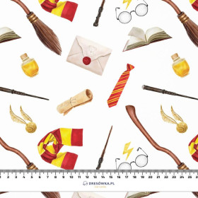 KOUZELNÝ SVĚT vz. 2 (KOUZELNÁ ŠKOLA) - tkanina bawełniana