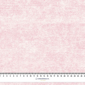 ROZŘEZANÝ JEANS (světle růžový) - Organická Teplákovina