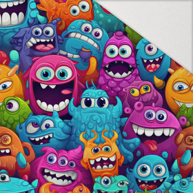 CRAZY MONSTERS VZ. 3 - Hydrofobní česaná teplákovina