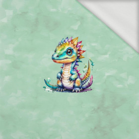 CUTE DINO VZ. 2 - panel (60cm x 50cm) teplákovina