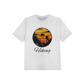 SPORTOVNÍ DĚTSKÉ TRIČKO - HIKING / Bílý (140/146)
