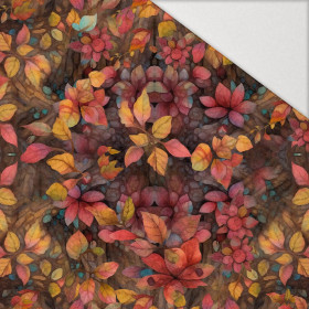 BOHO LEAVES VZ. 2 - Hydrofobní česaná teplákovina