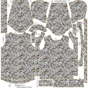 DĚTSKÁ BUNDA PARKA (ARIEL) - JEŹDZIECTWO (HOBBY I ZAWODY) / acid - softshell
