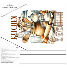 Zástěra - KITCHEN  - Sada šití