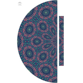 BAREVNÁ MANDALA vz. 4   - panel kalhot "MAXI"