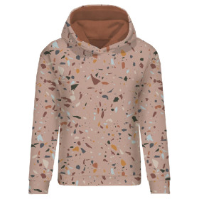 DÁMSKA MIKINA (POLA) CLASSIC S KAPUCÍ - TERRAZZO VZ. 6 - teplákovina