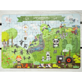 Puzzle “Dresówkowý hrdinové”