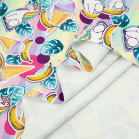 JEDNOROŽCI A ZMRZLINY / duhová - teplákovina