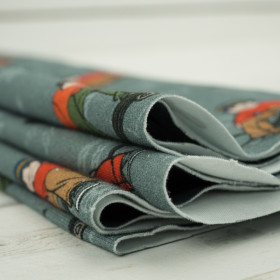 SKATER / šedý - Viskózový úplet WE210