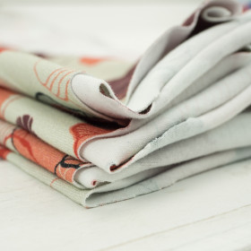 RETRO MACEŠKY / broskvový - Viskózový úplet WE210