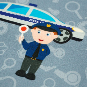 POLICIE / tmavě šedá - teplákovina 